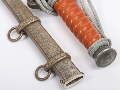 WW2 German Army (Heer) Officers Dress Dagger by WKC, Solingen, - 7