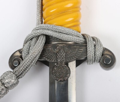 WW2 German Army (Heer) Officers Dress Dagger by WKC, Solingen, - 4