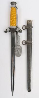 WW2 German Army (Heer) Officers Dress Dagger by WKC, Solingen, - 7