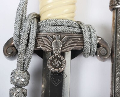 WW2 German Army (Heer) Officers Dress Dagger by Puma, Solingen, - 4