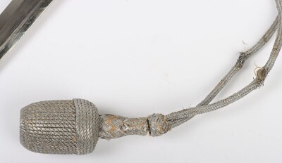 WW2 German Army Officers Named Dress Dagger with Straps and Knot by Robert Klaas, Solingen, - 6
