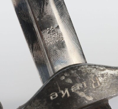 WW2 German Army Officers Named Dress Dagger with Straps and Knot by Robert Klaas, Solingen, - 15