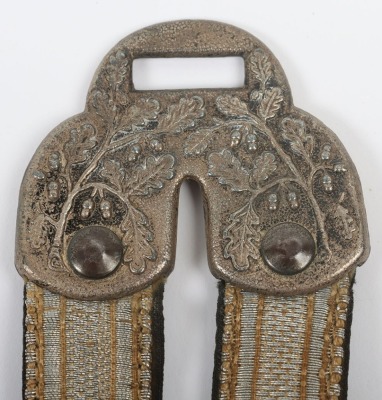 WW2 German Army (Heer) Deluxe Pattern Officers Dagger Straps - 2