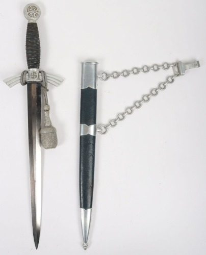 Third Reich 1st Model Luftwaffe Dress Dagger by SMF, Solingen,