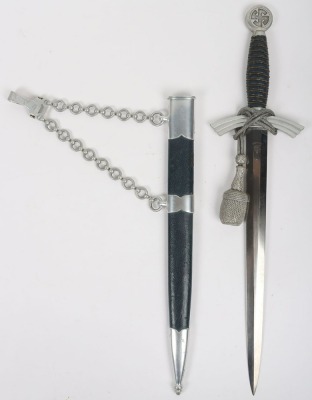 Third Reich 1st Model Luftwaffe Dress Dagger by SMF, Solingen, - 2