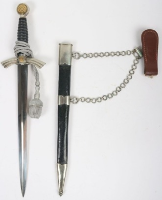 Third Reich DLV / 1st Model Luftwaffe Dagger by SMF, Solingen,