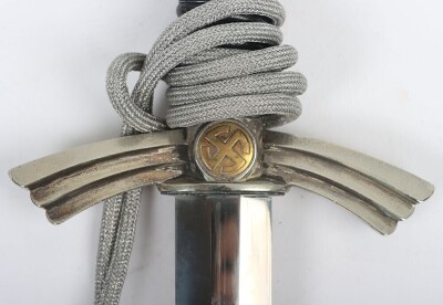 Third Reich DLV / 1st Model Luftwaffe Dagger by SMF, Solingen, - 6