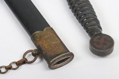 Third Reich 1st Pattern Luftwaffe Dagger by SMF with Unit Marked Blade, - 8