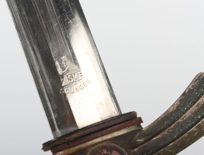 Third Reich 1st Pattern Luftwaffe Dagger by SMF with Unit Marked Blade, - 10
