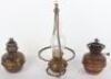 Two oil lamps, one with Campe Veritas badge - 4
