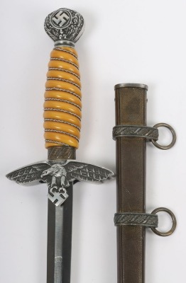WW2 German Luftwaffe 2nd Pattern Dress Dagger by Carl Eickhorn, Solingen, - 3