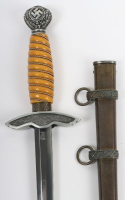 WW2 German Luftwaffe 2nd Pattern Dress Dagger by Carl Eickhorn, Solingen, - 7
