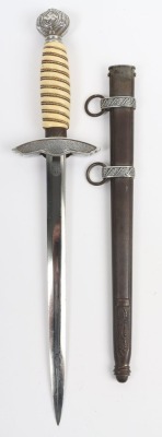 WW2 German Luftwaffe 2nd Pattern Dress Dagger by E & F Horster, Solingen, - 6