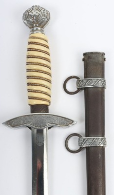 WW2 German Luftwaffe 2nd Pattern Dress Dagger by E & F Horster, Solingen, - 7