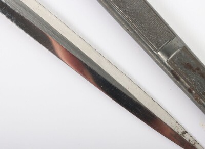 WW2 German Luftwaffe 2nd Pattern Officers Dress Dagger by Carl Eickhorn, Solingenarl Eickhorn, Solingen, with Straps and Knot, - 9