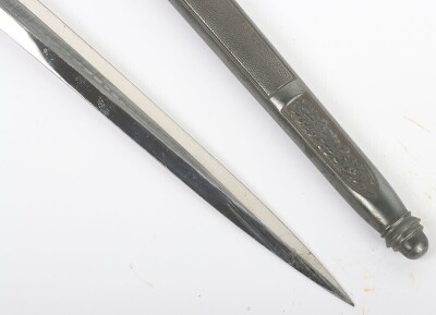 WW2 German Luftwaffe 2nd Pattern Officers Dress Dagger by Carl Eickhorn, Solingenarl Eickhorn, Solingen, with Straps and Knot, - 19