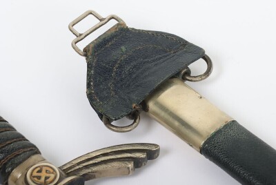 Luftwaffe Officers Sword by F & A Helbig, Steinbach, - 14