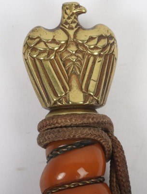 WW2 German Kriegsmarine Officers Dagger with Straps and Knot by WKC, Solingen, - 10