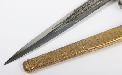 Third Reich Kriegsmarine Officers Dagger by Carl Eickhorn, Solingen, - 8