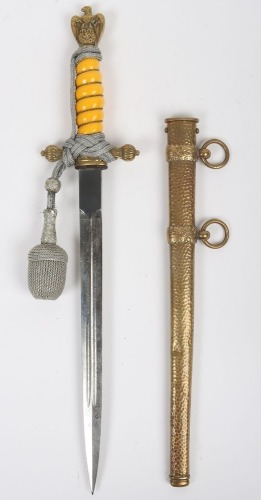 WW2 German Kriegsmarine Officers Dress Dagger by