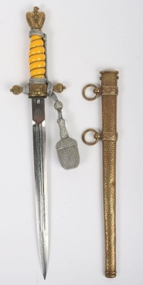 WW2 German Kriegsmarine Officers Dress Dagger by - 3