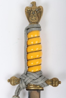 WW2 German Kriegsmarine Officers Dress Dagger by - 4