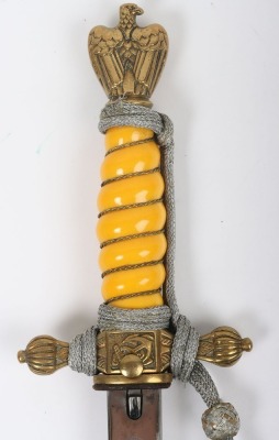 WW2 German Kriegsmarine Officers Dress Dagger by - 7