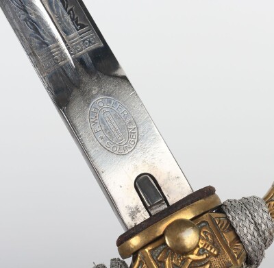 WW2 German Kriegsmarine Officers Dress Dagger by - 12