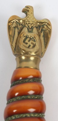WW2 German Kriegsmarine Officers Dress Dagger by WKC, Solingen, - 4