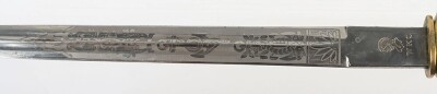 WW2 German Kriegsmarine Officers Dress Dagger by WKC, Solingen, - 7