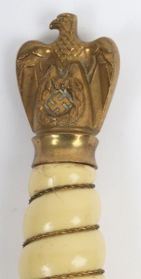 WW2 German Kriegsmarine Officers Dress Dagger with Hanging Straps by Paul Weyersberg, Solingen, - 5
