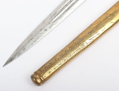 WW2 German Kriegsmarine Officers Dress Dagger with Hanging Straps by Paul Weyersberg, Solingen, - 9