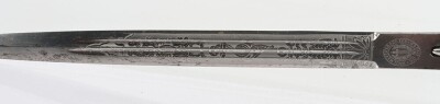 WW2 German Kriegsmarine Officers Dress Dagger with Hanging Straps by Paul Weyersberg, Solingen, - 11