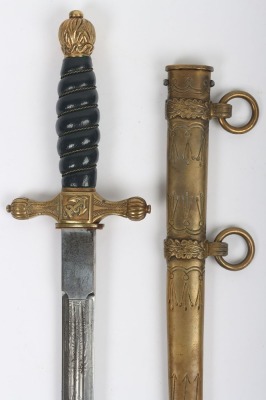 Scarce German Water Protection Police (Wasserschutzpolizei) Officers Dress Dagger by Carl Eickhorn, Solingen, - 2