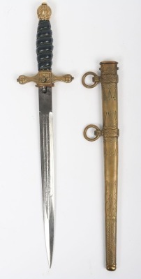 Scarce German Water Protection Police (Wasserschutzpolizei) Officers Dress Dagger by Carl Eickhorn, Solingen, - 3