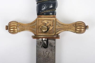 Scarce German Water Protection Police (Wasserschutzpolizei) Officers Dress Dagger by Carl Eickhorn, Solingen, - 7