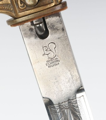 Scarce German Water Protection Police (Wasserschutzpolizei) Officers Dress Dagger by Carl Eickhorn, Solingen, - 12