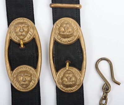 WW2 German Kriegsmarine Officers Dagger Straps, - 3