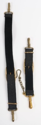 WW2 German Kriegsmarine Officers Dagger Straps, - 4
