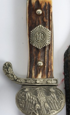 Weimar Republic Clamshell Police Bayonet by WKC, Solingen, - 6