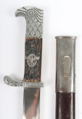 Third Reich Rural Police Bayonet by Clemen & Jung, Solingen, - 4