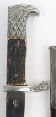 Third Reich Rural Police Bayonet by Clemen & Jung, Solingen, - 7