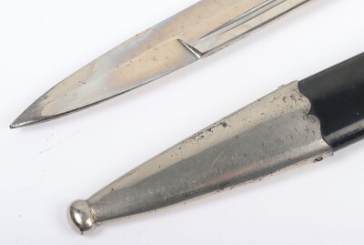 Weimar Republic Clamshell Police Bayonet by WKC, Solingen, - 2