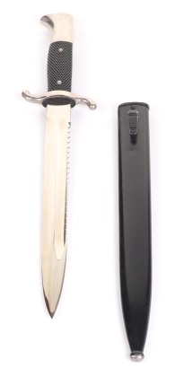 Third Reich Fire Service Parade Bayonet with Sawback Blade