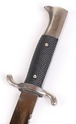 Third Reich Fire Service Parade Bayonet with Sawback Blade - 4
