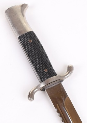 Third Reich Fire Service Parade Bayonet with Sawback Blade - 5