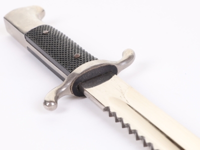 Third Reich Fire Service Parade Bayonet with Sawback Blade - 9