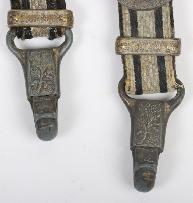 Third Reich Bahnschutz (Railways Protection) 2nd Pattern Dagger Straps - 3