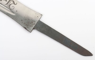 Third Reich RAD Officers Dagger Blade by WKC, Solingen, - 3