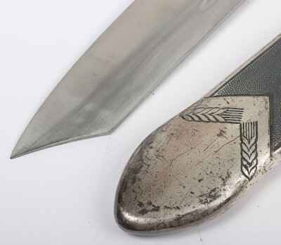 Third Reich RAD (Labour Service) Leaders Dagger with Hanging Straps by Robert Klaas, Solingen, - 7